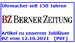 Bericht Berner Zeitung 150 Jahre